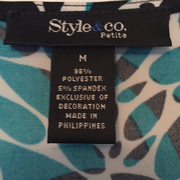 Style & Co Patterned Top - Picture 2 of 5